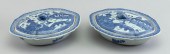 PAIR OF CHINESE EXPORT BLUE AN