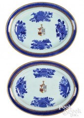 PAIR OF CHINESE EXPORT BLUE FI