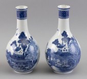 PAIR OF CHINESE EXPORT BLUE AN