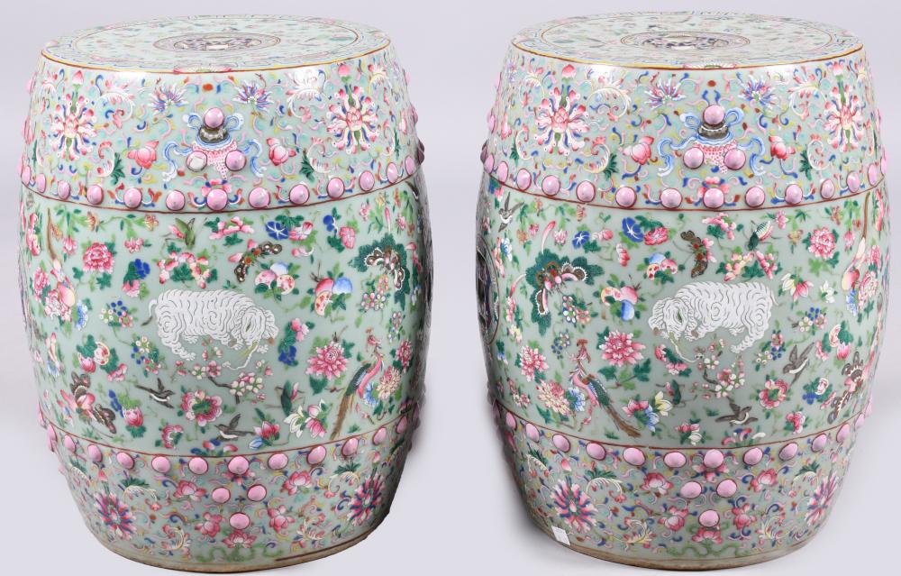 PAIR OF CHINESE EXPORT CANTON