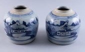 PAIR OF CHINESE EXPORT CANTON