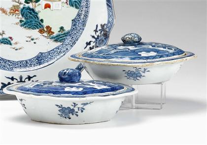 Pair of Chinese export Canton
