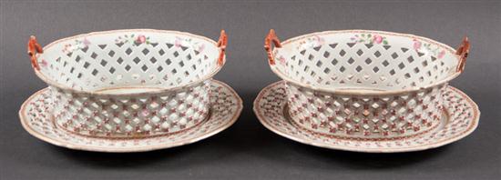 Pair of Chinese Export Famille Rose