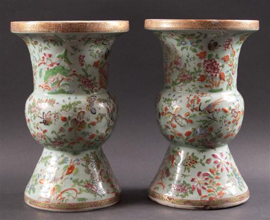 Pair of Chinese Export Famille Rose