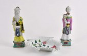 PAIR OF CHINESE EXPORT FIGURES