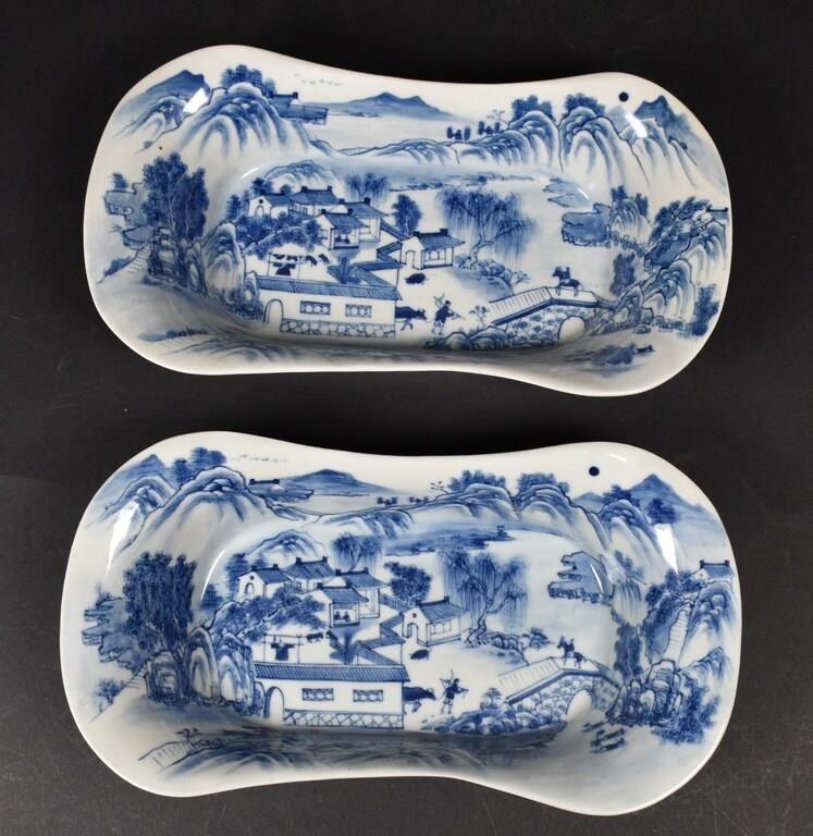 PAIR OF CHINESE EXPORT FOOT