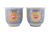 PAIR OF CHINESE EXPORT JARDINI