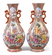 PAIR OF CHINESE EXPORT MANDARI