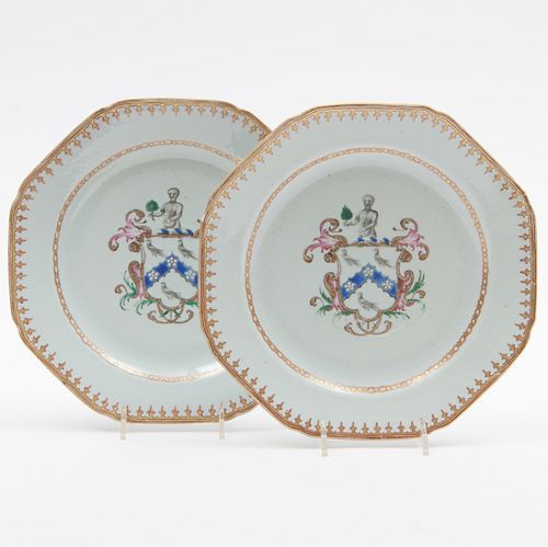 PAIR OF CHINESE EXPORT OCTAGONAL
