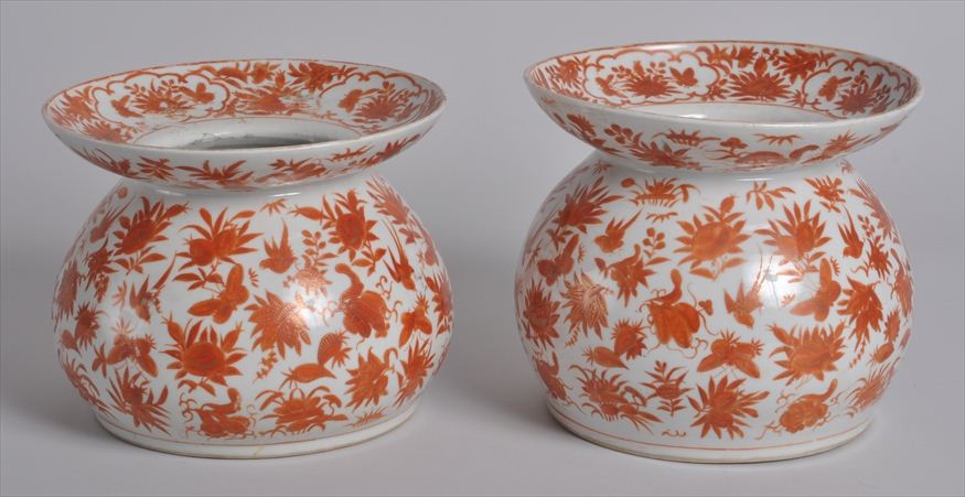 PAIR OF CHINESE EXPORT PORCELAIN