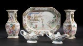 Pair of Chinese Export Porcela