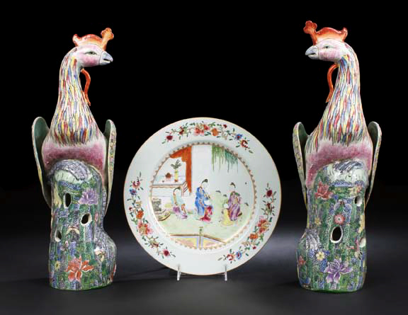 Pair of Chinese Export Porcelain