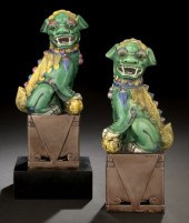 Pair of Chinese Export Porcela