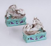 PAIR OF CHINESE EXPORT PORCELA