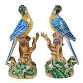 PAIR OF CHINESE EXPORT PORCELA
