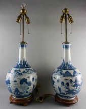PAIR OF CHINESE EXPORT UNDERGL