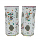 PAIR OF CHINESE FAMILLE ROSE B
