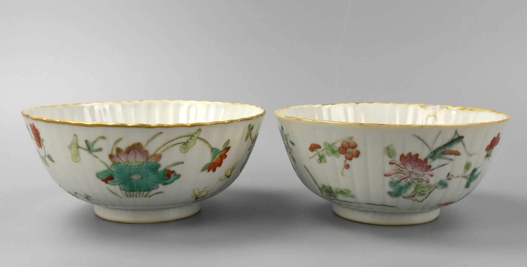 PAIR OF CHINESE FAMILLE ROSE