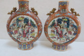 PAIR OF CHINESE FAMILLE ROSE M