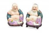 PAIR OF CHINESE FAMILLE ROSE L
