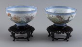 PAIR OF CHINESE FAMILLE ROSE E