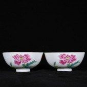 PAIR OF CHINESE FAMILLE ROSE I
