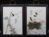 PAIR OF CHINESE FAMILLE ROSE E
