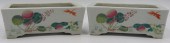 PAIR OF CHINESE FAMILLE ROSE P