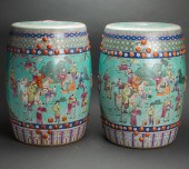 PAIR OF CHINESE FAMILLE ROSE T