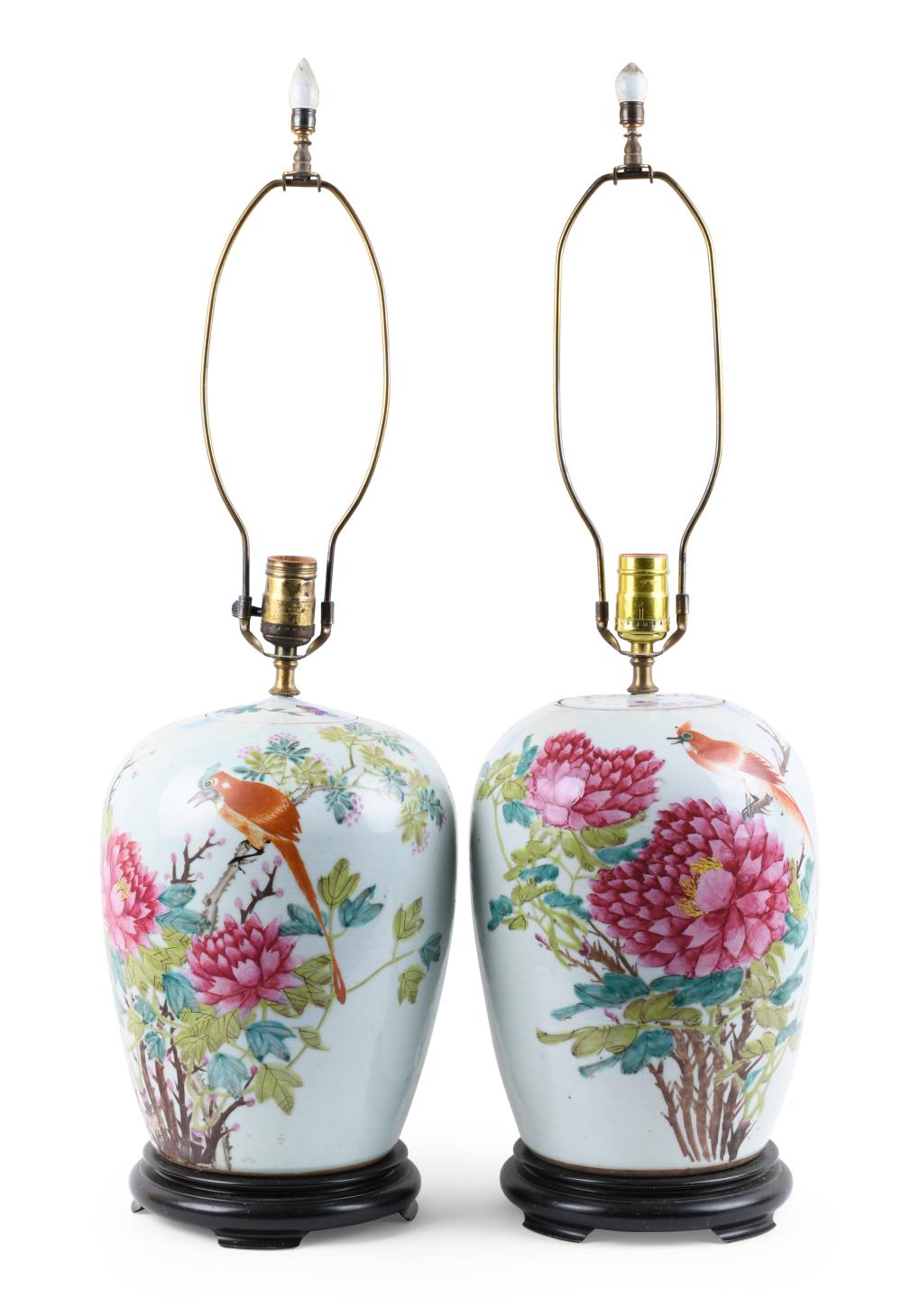 PAIR OF CHINESE FAMILLE