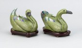 PAIR OF CHINESE FAMILLE VERTE