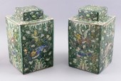 PAIR OF CHINESE FAMILLE VERTE