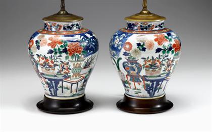 Pair of Chinese famille verte