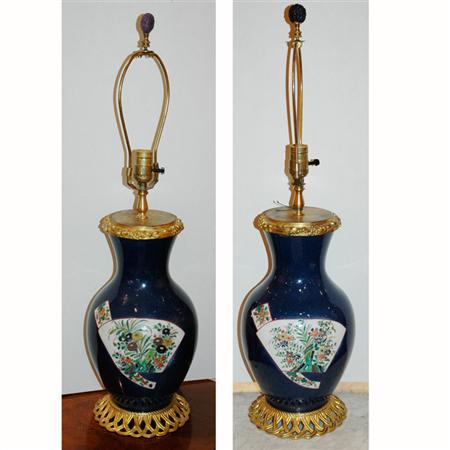Pair of Chinese Famille Verte and