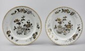 PAIR OF CHINESE GILT & GRISAIL