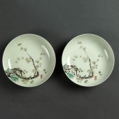 PAIR OF CHINESE GRISAILLE DECO