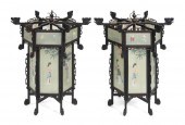 PAIR OF CHINESE HANGING LANTER
