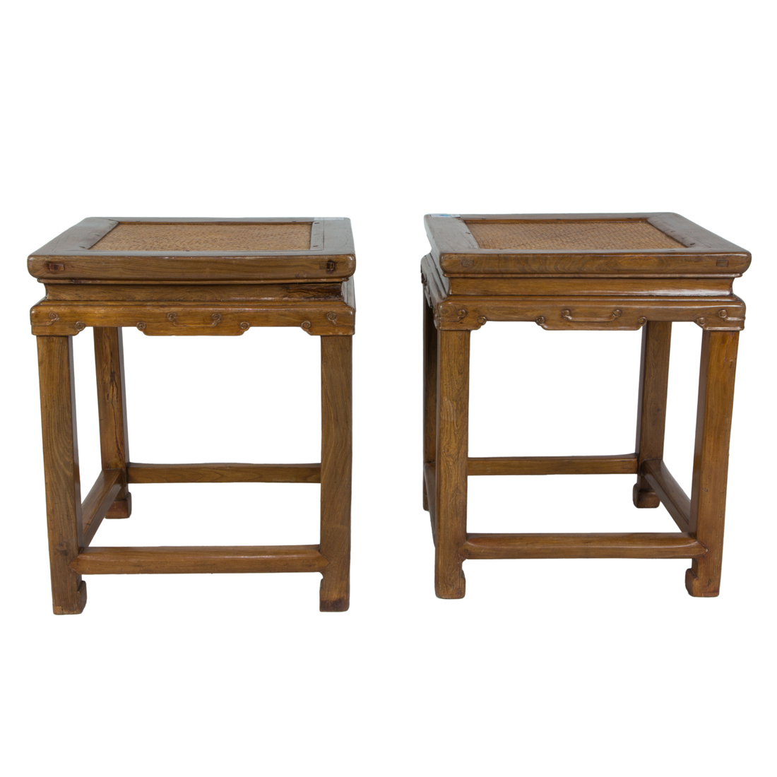 PAIR OF CHINESE HARDWOOD