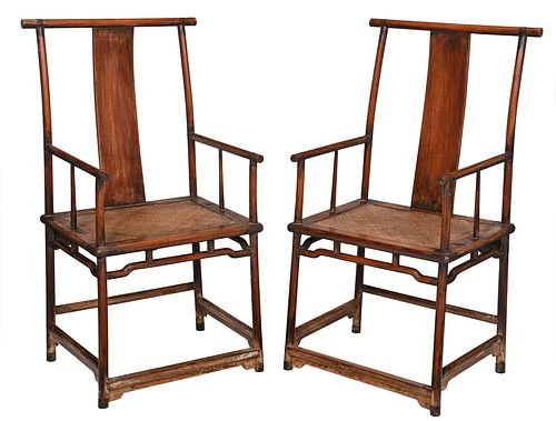 PAIR OF CHINESE HUANGHUALI