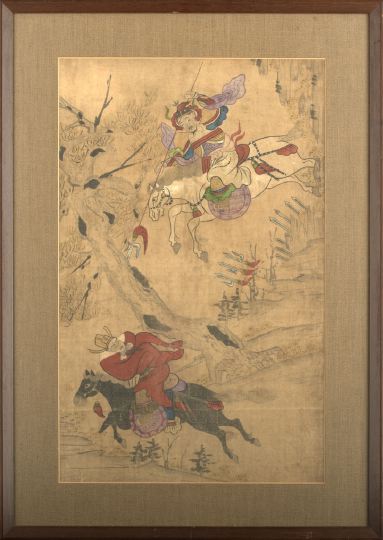 Pair of Chinese Ink and