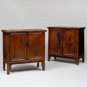 PAIR OF CHINESE JUMU MONKEY CH