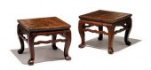 Pair of Chinese Jumu square wa