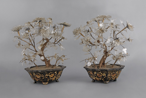 Pair of Chinese lacquerware bowls