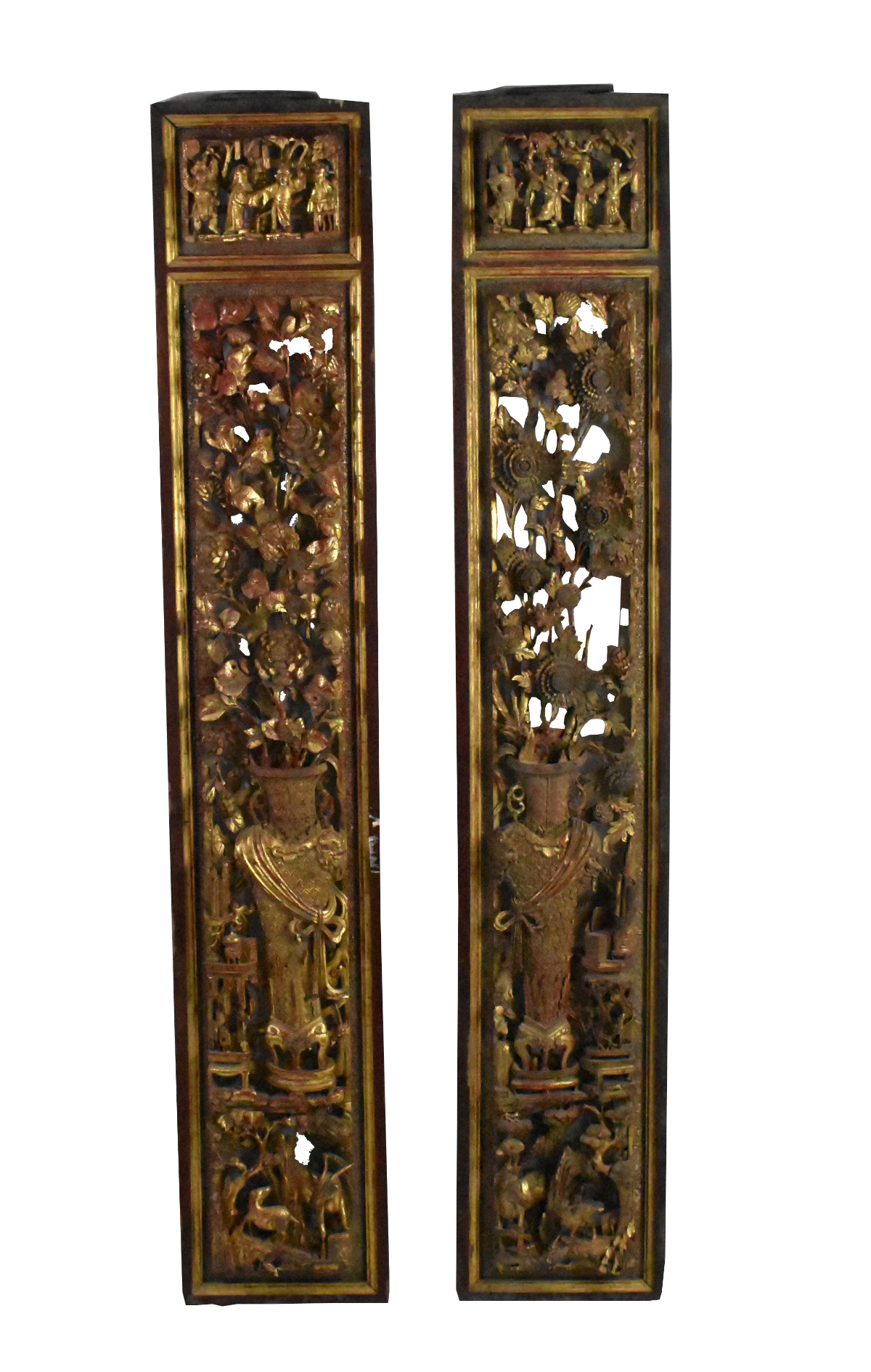 PAIR OF CHINESE LACQUERWARE