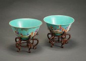 PAIR OF CHINESE 'MANDARIN PALE