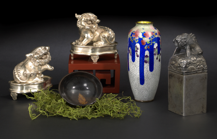 Pair of Chinese Paktong Foo