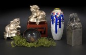Pair of Chinese Paktong Foo Do