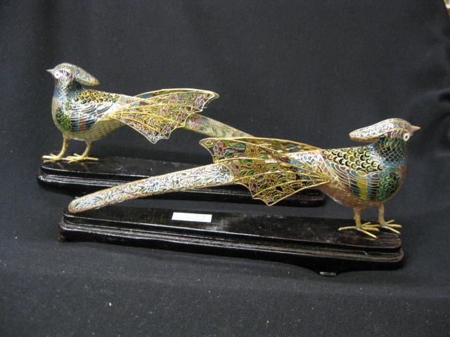 Pair of Chinese Plique-a-jour