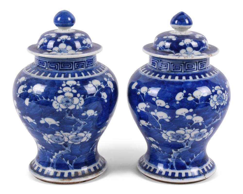 PAIR OF CHINESE PORCELAIN BLUE