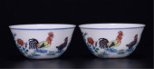 PAIR OF CHINESE PORCELAIN DOUC